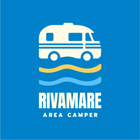 sito rivamare area camper - brand identity